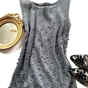 LAUREN MICHAEL SILVER METALLIC/ PEARL